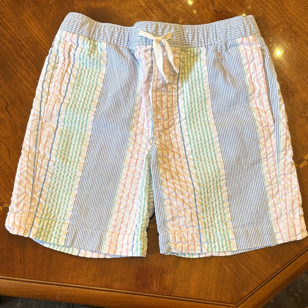 Janie and Jack Pastel Striped Shorts 6